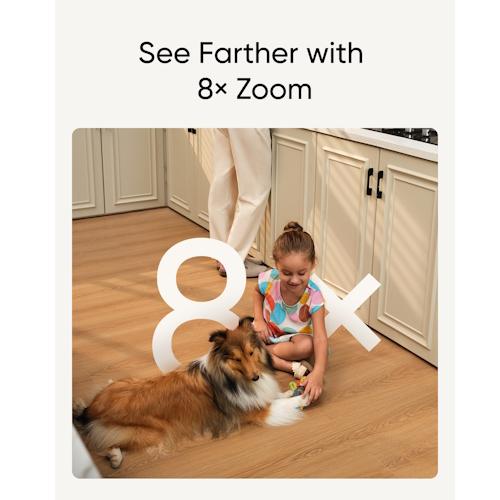 Eufy Indoor Cam S350 4K binnencamera met Pan en Tilt