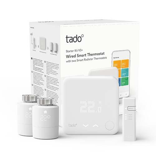 tado Thermostaat V3+ Starterskit 2 Slimme Radiatorknoppen