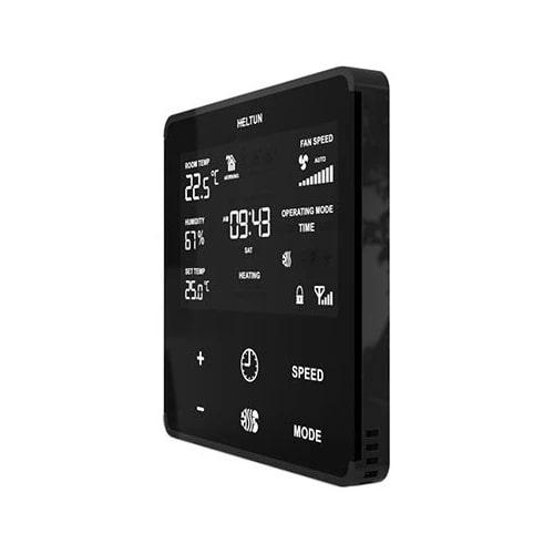Heltun Fan Coil Thermostaat Z-Wave Plus Zwart/Zwart