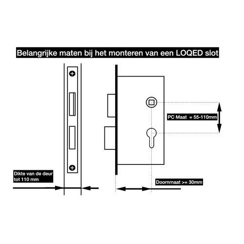 LOQED Touch Smart Lock Met Netatmo Slimme Deurbel